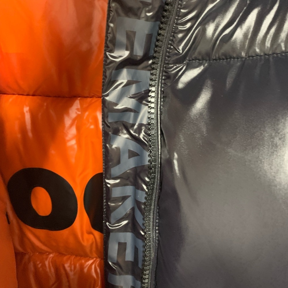 NWOT SAVE THE DUCK Isla Shiny Black Ultra Light Puffer Jacket Size 2X - Picture 11 of 16